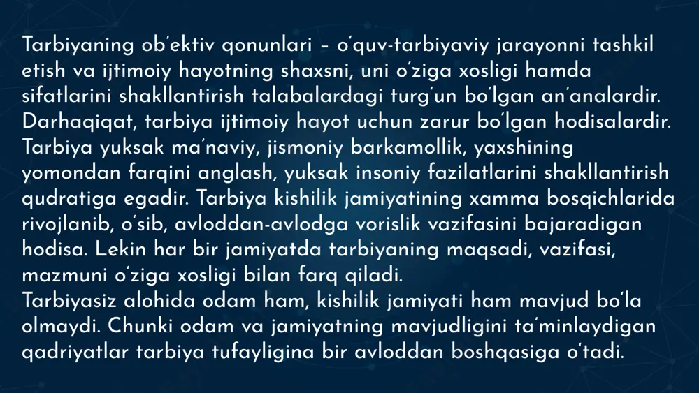 tarbiyaning maqsad vazifalari - Page 4