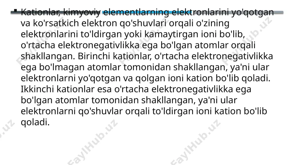 birinchi va ikkinchi kationlarining aralashmasining analizi - Page 3