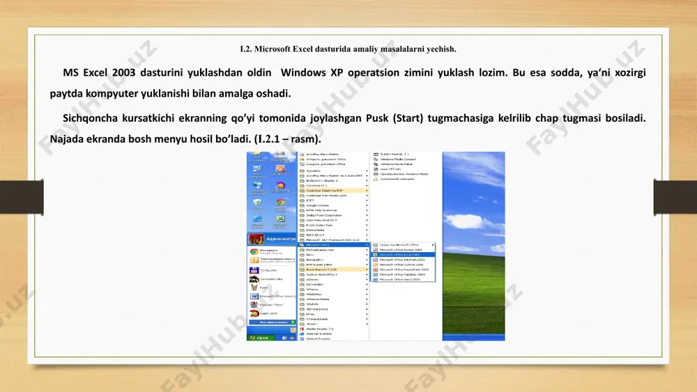 microsoft excel dasturida misollar yechish texnologiyasi - Page 5