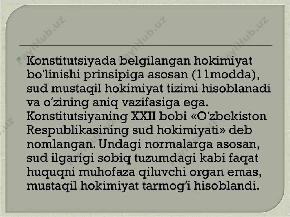 'jayev va boshq. o'zbekiston respublikasining konstitutsiyasiga sharh. t., "o'zbekiston", 2008.
