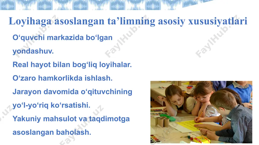 tasviriy san’at darslarida loyihaga asoslangan ta’lim - Page 5