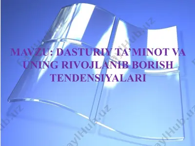 operatsion sistema — PPTX