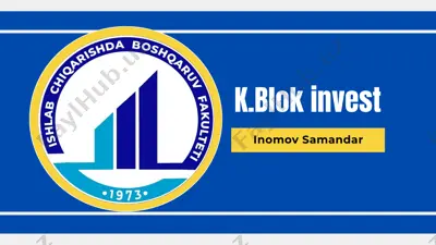 k.blok invest — PPTX
