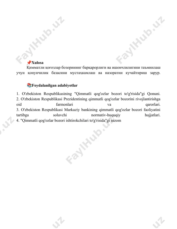 hosilaviy qimmatli qog'ozlar - Page 5
