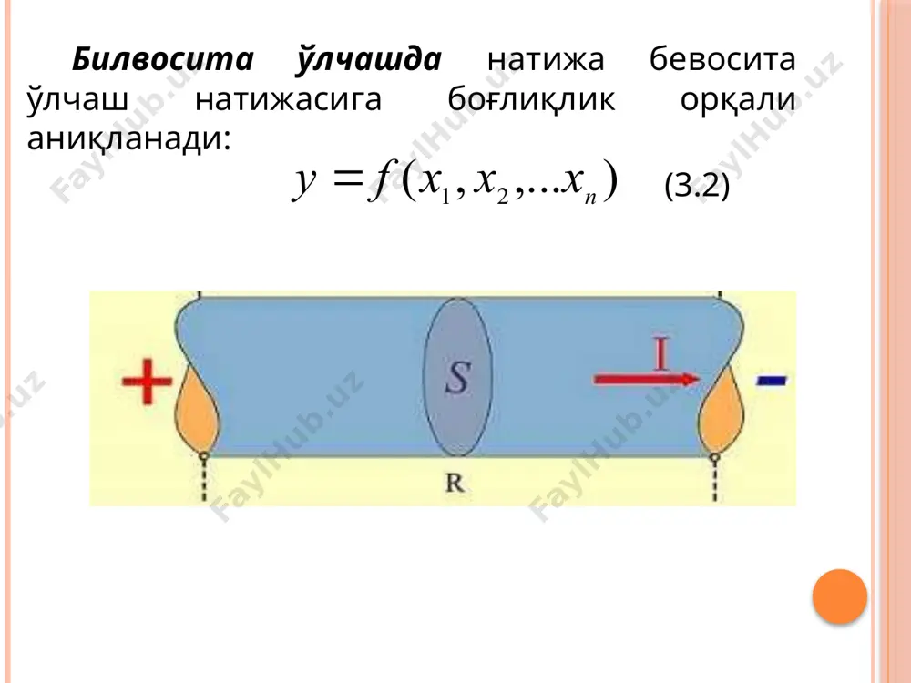 улчаш. улчаш усулларининг таснифи. улчаш воситаларининг хатолиги - Page 5