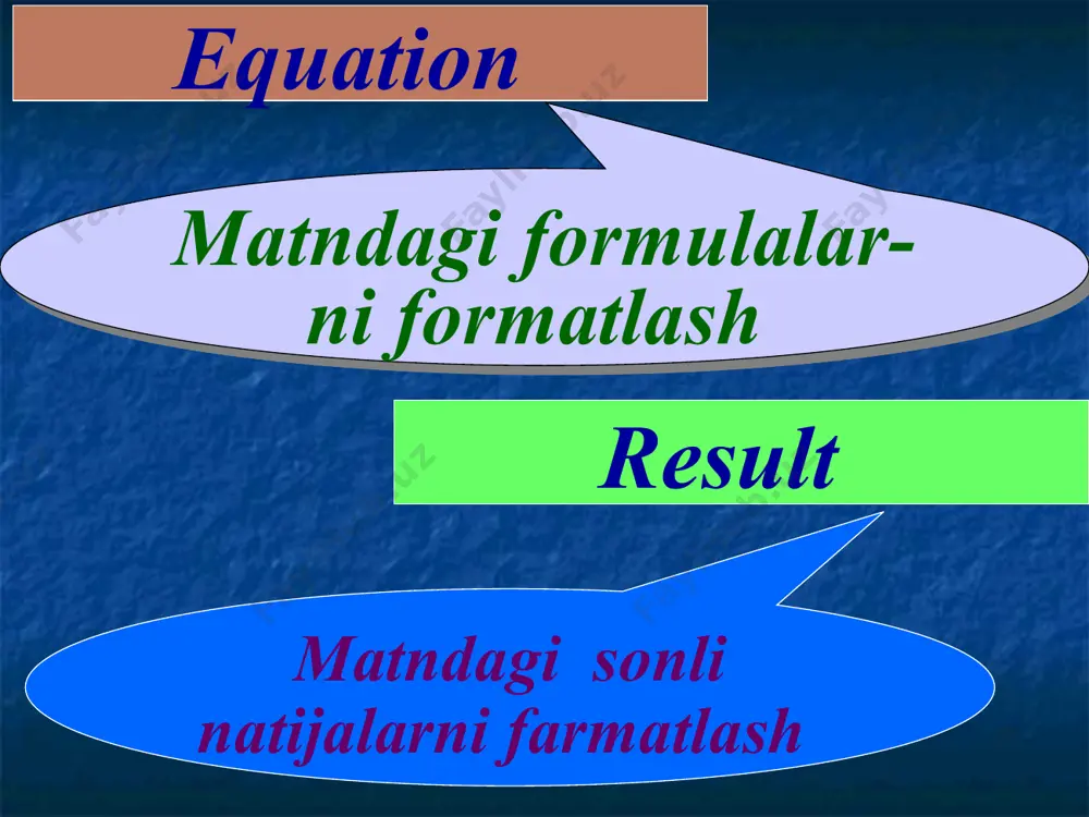 mathcad dasturida matnlar bilan ishlash, matn va formulalarni formatlash - Page 5