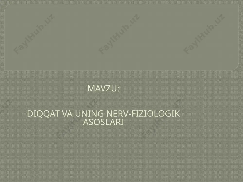 idan yuz bergan qo’zg’olish kuchli bo’ladi. diqqat ma’lum nerv markazlarining qo’zg’alishi va miyadagi boshqa nerv markazlarining tormozlanishi bilan bog’liqdir. bu esa sub’yekt ahamiyatli bo’lgan qo’zg’atuvchilarni ajratishni, ya’ni psixik faoliyatning yo’naltirilishini ta’minlaydi. bunday yo’naltirilishning sodda misoli sifatida oriyentatsiya refleksini ko’rsatish mumkin. xar qanday yangidan yuzaga kelgan qo’zg’atuvchi, agar u yetarli darajada intensiv(kuchlanishga ega) bo’lsa, tegishli qo’zg’alish jarayonini yuzaga keltiradi, bu refleks, i.p.pavlov aytganidek «nima u» degan refleks bilan ifodalanadi, bu esa sodda turdagi diqqatning fiziologik asosidir. i.p.pavlov ta’limoti bilan akademik a.a.uxtomskiy olib borgan tekshirishlari bir–biriga to’g’ri keladi. agar nerv sistemasiga bir qancha qo’zg’ovchilar bir vaqtda ta’sir qilsa bosh miya po’stida shu ongning o’zida bir necha qo’zg’alish o’choqlari paydo bo’ladi. shu bilan birga, xar bir qo’zg’alish o’chog’i bosh miya po’stining hamma yog’iga tarqalishga iradiatsiyalanishga moyildir. shuning uchun ayrim qo’zg’alish o’choqlari o’rtasida to’qnashish va «kurash» sodir bo’ladi. bu kurash natijasida qo’zg’alish o’choqlaridan biri hukmron (dominanta) bo’lib oladi mana shu hukmron bo’lib olgan qo’zg’alish …