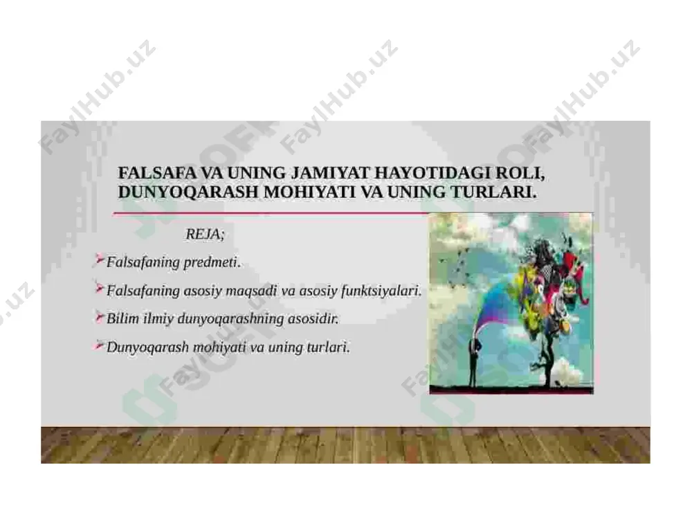 falsafa va uning jamtyat hayotidagi roli - Page 2