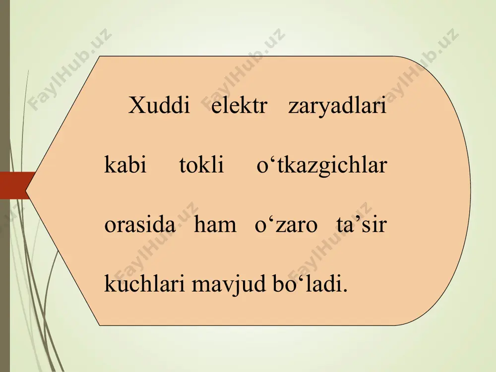 har bir metr uzunligida 2·10–7 n o‘zaro ta’sir kuchi hosil qiladigan o‘zgarmas tok kuchidir.