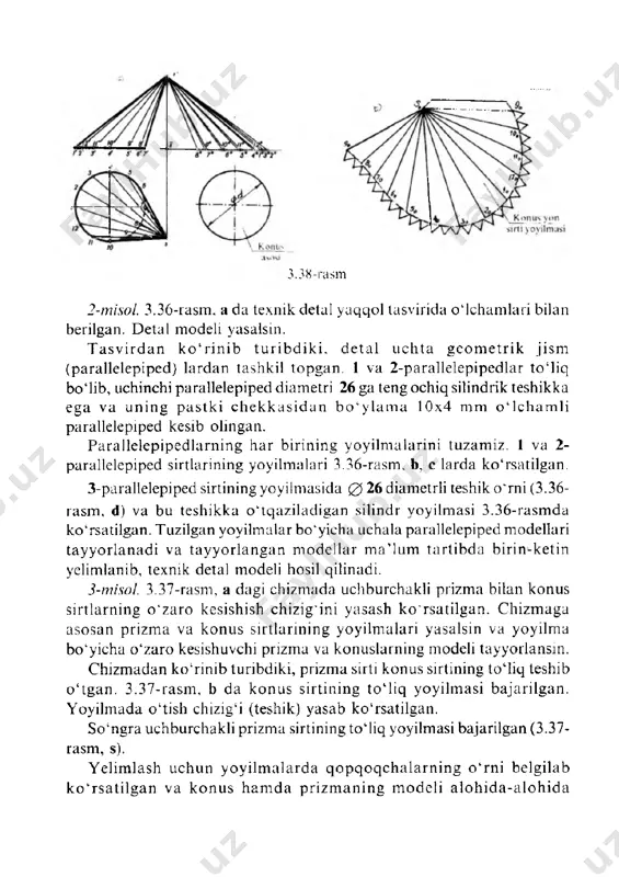 oddiy va murakkab detallarning yoyilmasi hamda modelini yasash - Page 4
