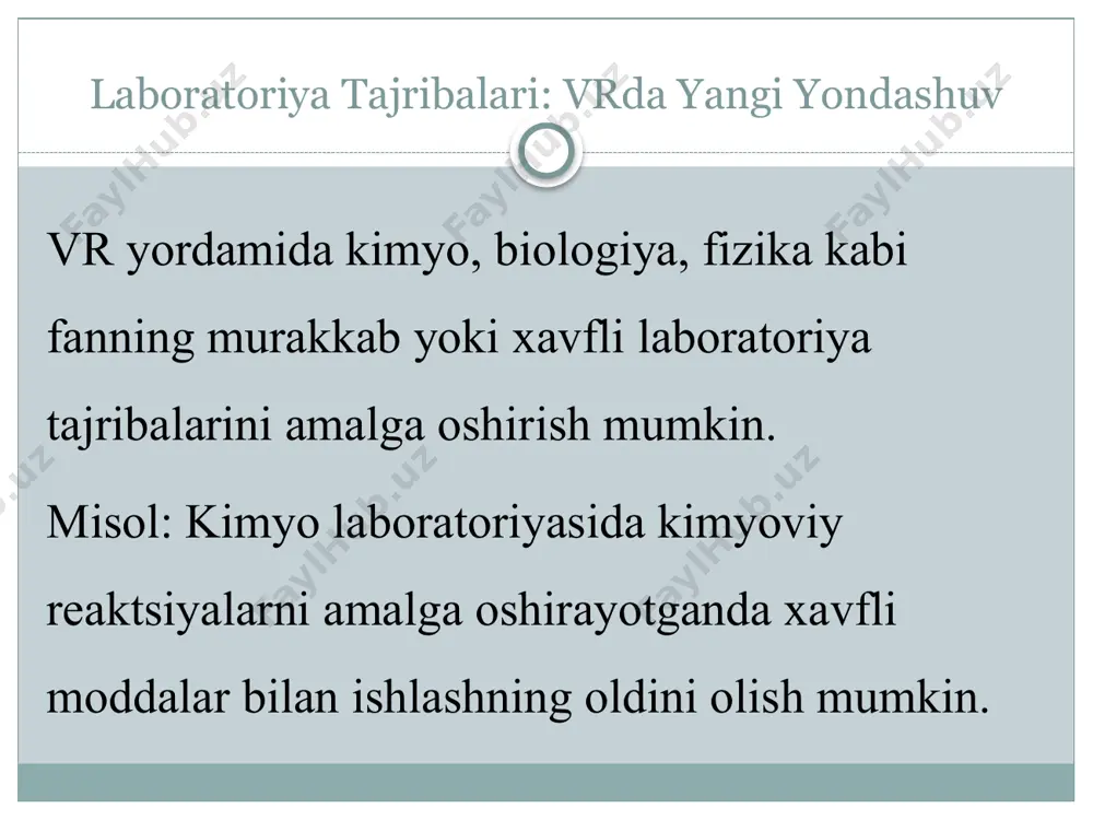virtual reallik (vr) texnologiyasi ta'limda - Page 5