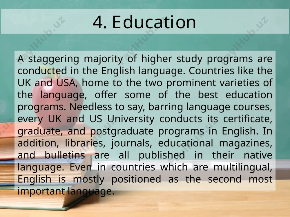 the importance of learning english in the modern world - Page 5