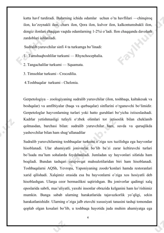 i toshbaqalar eksportga yo‘naltiriladi. erkak toshbaqalarning hajmi urg‘ochisinikidan kichikroq bo‘lganligi sababli, qonuniy va noqonuniy savdo to‘riga aynan ular tushadi. oqibatda faqatgina urg‘ochi toshbaqalarning qolishi ularning keskin kamayiga sabab bo‘ldi. “qush bozorlari”da tabiat qo‘ynidan noqonuniy terib kelinib sotayotgan “tijoratchi”larga ham keskin choralar ko‘rish vaqti yetdi. chunki jonivorlarning ko‘pchiligi yosh bolalar ovunchog‘iga aylanib, noto‘g‘ri boqilishi oqibatida halok bo‘ladi. ayni paytda o‘rta osiyo toshbaqasini o‘zbekiston qizil kitobiga zudlik bilan kiritib, uning eksportini taqiqlash, toshbaqalarni yashash hududlari brakonerlardan muhofaza qilish zarur. buning uchun hozir harakat qilmoqdamiz. shuningdek, jonivor yovvoyi fauna va flora turlari bilan xalqaro savdo to‘g‘risidagi konventsiyaning ikkinchi ilovasiga va xalqaro tabiatni muhofaza qilish ittifoqining qizil ro‘yxatiga yo‘qolib borayotgan hayvon turi sifatida kiritilgan, hozirgi vaqtda o‘zbekiston hududining 18%ga yaqinini inson tomonidan o‘zgartirilgan landshaftlar tashkil qiladi. hududning intensiv o‘zlashtirilishi o‘simlik va hayvonot dunyosining kambag‘allashuvi, noyob to‘qay, cho‘l va tog‘ ekotizimlarining yo‘q qilinishi, atrof-muhitning ifloslanishi, cho‘llanish, orol dengizining ekologik falokati kabi salbiy oqibatlarga olib keldi. …