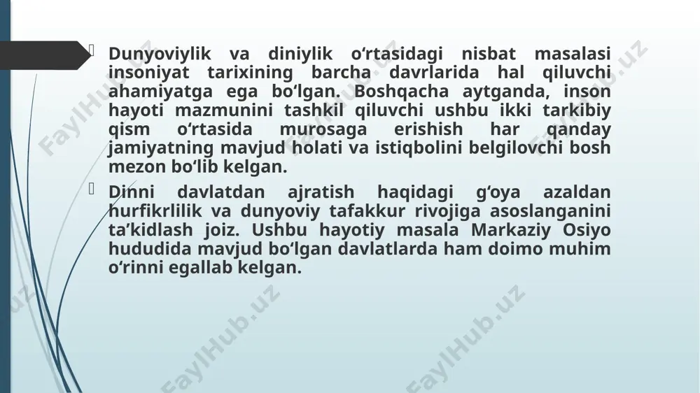 din va diniy tashkilotlar bilan munosabat - Page 2