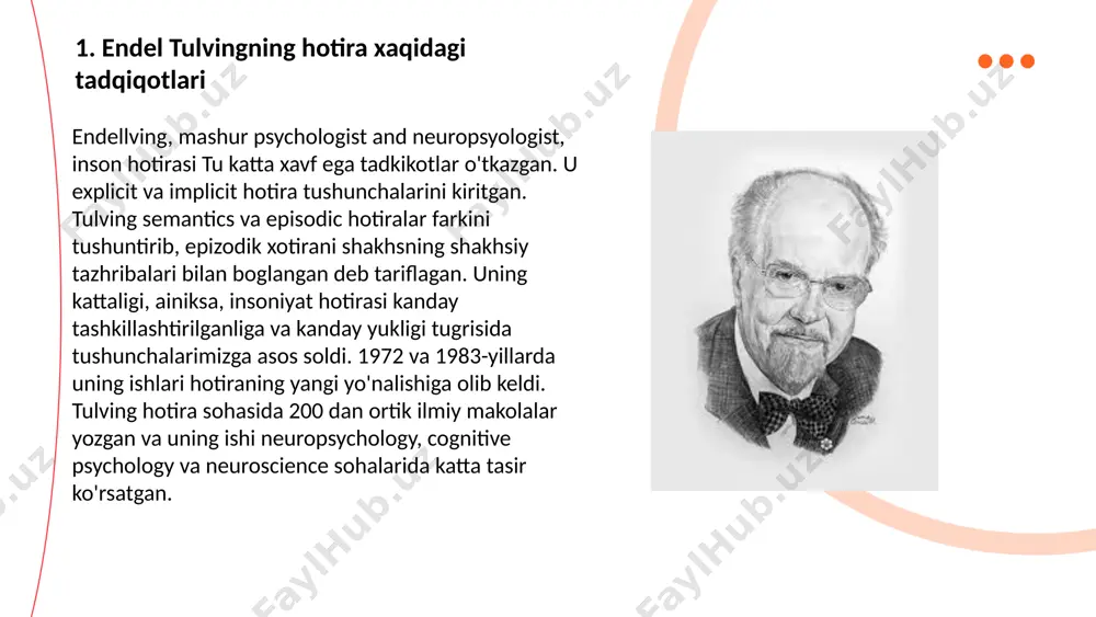 yatlari va huquq mehnat faoliyatiga tasiriga oid izlanishlarni amalga oshirgan. klimov ilmiy ishlari shaxning psychologist xususiyiyatlari, kasb tanlashga tasir etuvchining psixologiyasi va mehnatiga bag'ishlangan. uning hajmi ko'plab amaliy qo'llanmalarda o'z aksini topgan. evgeniy klimov ishlash kobiliyati, shakhsiy xususiyiyatlar va kasbiy faoliyatga tegishli bogliklikni takhlil qilish buyicha muhim ishlarga erishgan. ... t.me/slaydai_bot 7. yevgeniy klimov kasblarning psixologi xususiyatlarida evgeniy klimov kasblarning psixologi xususiyiyatlari tugrisida kator tadqiqotlar o'tkazgan. uning nazariyasiga ko'ra, kasblar beshta kasb tipga bulinadi: 1) inson-inson: oddiy insonlar bilan ishlash (talim, tibbiyot), 2) inson-technique: texnika yoki texnologiyalar bilan ishlash, 3) inson-tabiat: tabiat va biologik bilan bogliqlar. , 4) inson-belgilar tizimi: axborot va hisob-kitob, 5) inson-badiy tasvir: izhodiy va san’at kasblari. har bir kasb tipi belgilangan psixolog xususiyiyatlarni talab kiladi, masalan, inson-inson tipi uchun yakhshi muloqot ku rivojlanishii, inson-technique uchun technician tafakkur mukhim. klimovga kura, shakhs va kasb o'rganish mumkinlik kasbiy samaradorlikka tasir kiladi. ... t.me/slaydai_bot evgeniy klimov - mexnat psixologiyasi …