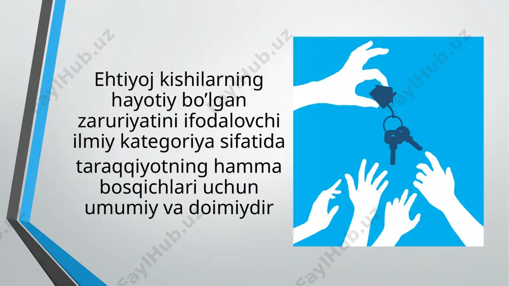 tashqari quyidagi asosiy omillar ta’sir ko’rsatadi: iste’molchining didi; bozordagi iste’molchilar soni; iste’molchining daromadlari; bir-biriga bog’liq tovarlarning narxi; kelajakda narx va daromadlarning o’zgarishi ehtimoli. engel egri chizig’i narx va taklif miqdori o’rtasidagi bog’liqlik. 1kg un narxi (so’m) 1oy davomida unning yakka taklifi miqdori(kg) 1 oy davomida unning bozor taklifi miqdori (tn) 350 60 6,0 300 50 5,0 250 30 3,0 200 20 2,0 150 10 1,0 taklif egri chizig’i bozorda taklif qilinadigan tovar xajmiga narxdan tashqari bir qator omillar ham ta’sir qiladi. bu omillar asosiylari quyidagilar: resurslarning narxi; ishlab chiqarish texnologiyasi; soliq va subsidiyalar; boshqa tovarlarning narxi; narx o’zgarishining qutilishi; bozordagi sotuvchilar soni. ma’lum vaqt oralig’idagi narxlarning muayyan darajasida ishlab chiqaruvchi yoki sotuvchilar tomonidan ma’lum turdagi tovar va xizmatlarning bozorga chiqarilgan miqdori taklif deyiladi narxning o’zgarishi bilan taklif etilayotgan tovar miqdorining to’g’ri bog’liqlikdagi o’zgarishi taklif qonuni deyiladi. talab hajmiga ta’sir qiluvchi omillar boshqa o’zgarmay qolgan sharoitda narxning 1%ga o’zgarishi talabning necha …