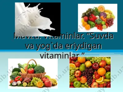vitaminlar — PPT