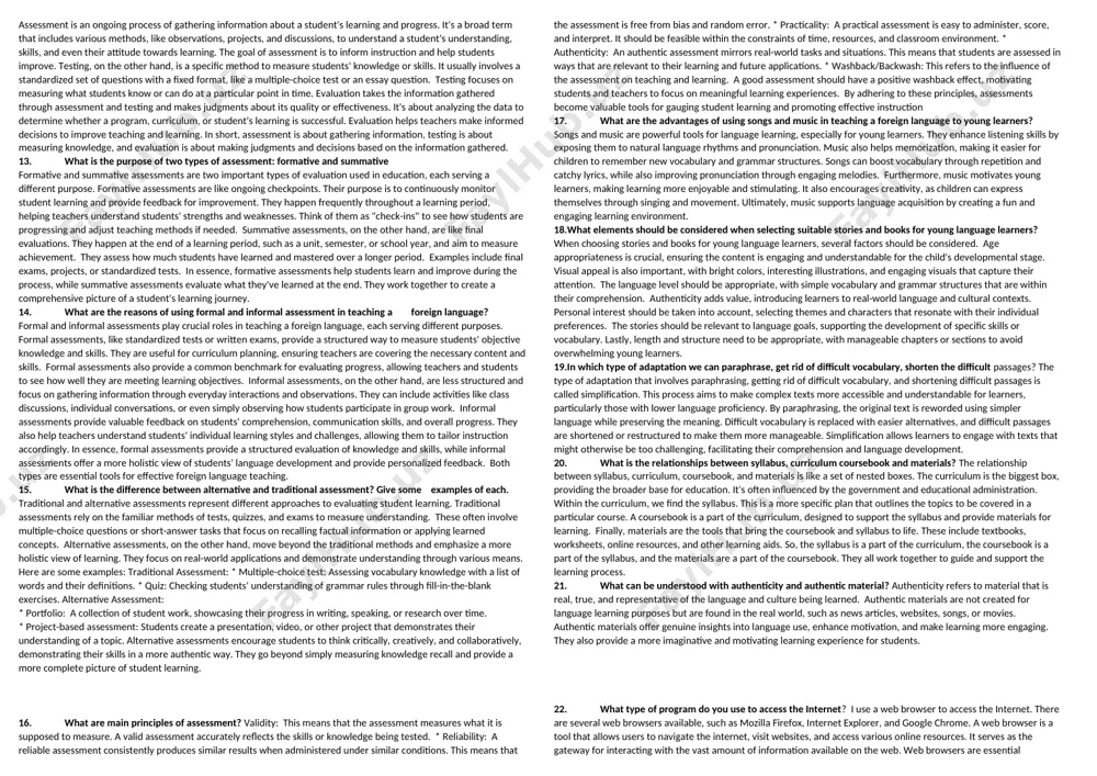 be interactive and promote dialogue between the teacher and learners. - feedback should help learners develop strategies for self-correction and self-monitoring. 5. what are the techniques of error correction can be used? 5. techniques of error correction that can be used: - explicit correction: the teacher directly identifies the error and provides the correct form. - recast: the teacher rephrases the learner's utterance with the correct form. - clarification request: the teacher asks the learner to clarify or rephrase their statement. - repetition: the teacher repeats the learner's utterance with a focus on the error. - elicitation: the teacher prompts the learner to self-correct or provide the correct form. the choice of error correction technique depends on the situation, the type of error, and the learner's proficiency level. effective error correction should be balanced with opportunities for meaningful communication. 6. what aspects should be considered while correcting mistakes using clt? …