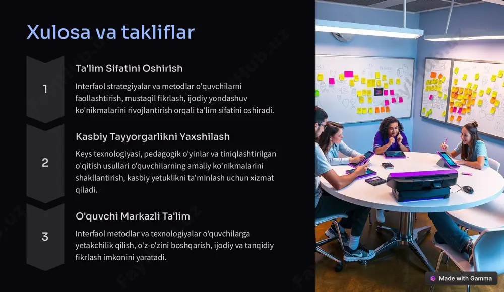 mustaqil ta'lim. ta'limning interfaol strategiyalari va metodlari - Page 5