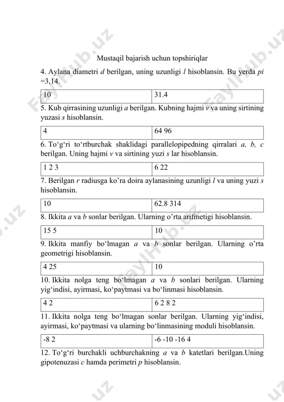 consoleda kiritish-chiqarish - Page 3
