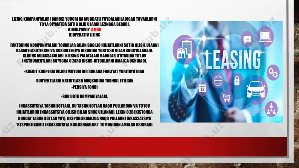 ‘lib bayon etgan hamda keyinroq kredit uyushmalari federatsiyasi (assotsiatsiyasi)ni shakllantirishga ko‘mak bergan frederik rayfayzen kooperativ harakatiga asos solganlar. frederik rayfayzeng bu inson birinchi bo‘lib kredit uyushmalar uchun faoliyat printsiplarini yozadi va keyinchalik kredit uyushmalari assotsiatsiyasini tashkil etadi. bu assotsiatsiyani tashkil etib, yangi ochilgan kredit uyushmalarni qonun, mijozlar bilan ta’minlash bilan shug‘ullangan. . kredit uyushmalari – kooperativ moliya tashkiloti bo‘lib, u uyushma a’zolariga tegishli va ularga demokratik prinsiplar asosida xizmat ko‘rsatadi. kredit uyushmasining maqsadi jamg‘armalarni jalb qilish, umumiy mablag‘lardan a’zolarga kreditlar berishda foydalanish va uyushma a’zolarining moliyaviy ahvolini yaxshilovchi boshqa moliya xizmatlarini ko‘rsatishdan iborat. kredit uyushmalari bilan banklar o‘rtasidagi asosiy farq shundan iboratki, kredit uyushmasi kishilarning biror-bir guruhiga ularga tegishli bo‘lgan mablag‘larni saqlash va bir-birlariga kredit berish imkonini beradigan moliyaviy kooperativ hisoblanadi, unga aksiyadorlar emas, balki ishtirokchilarning o‘zlari demokratik tamoyillar asosida egalik va rahbarlik qiladilar. bundan tashqari, kredit uyushmalarining banklardan farqi shundaki, kredit uyushmasi asosiy maqsadi jamg‘armalarni safarbar qilish bo‘lgan institut …