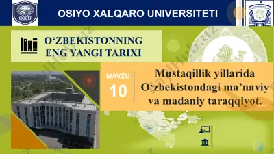 mustaqillikni saqlash va mustahkamlash — PPTX