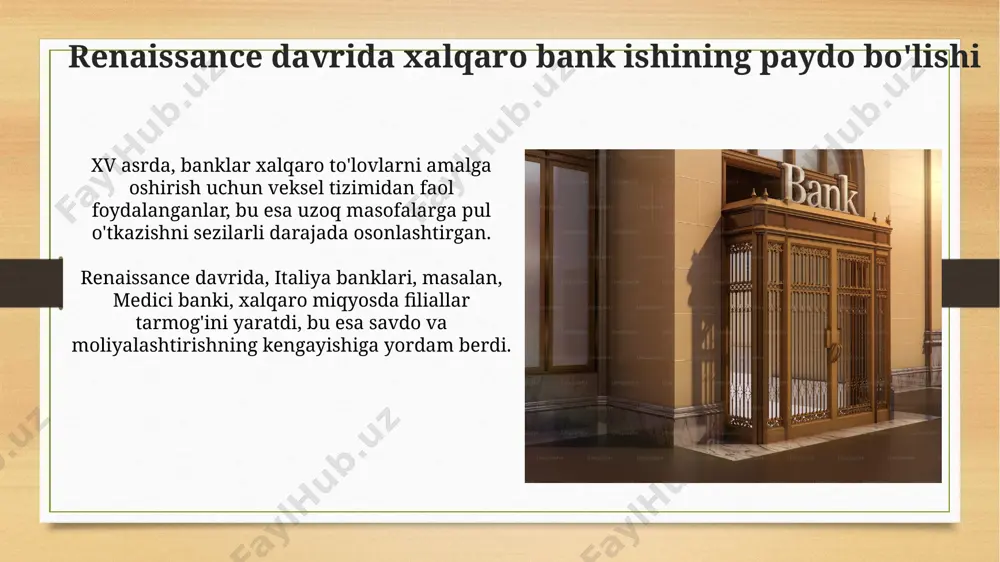 xalqaro bank ishining tarixi - Page 4