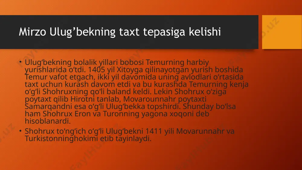 mirzo ulug'bek tarixi - Page 4