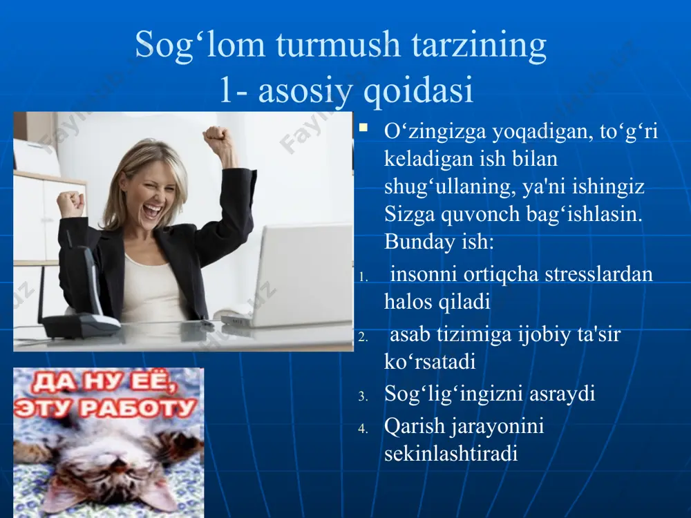 sog’lom turmush tarzining tarkibiy qismlari - Page 5
