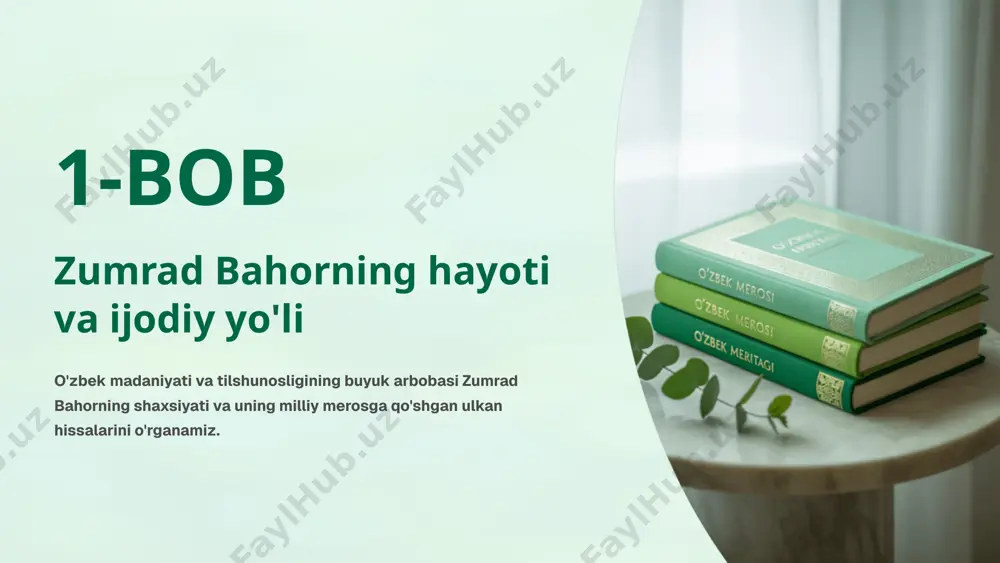 iyatlar tadqiqi o'zbek tilining so'z yasash qoidalari va qo'shimchalar tizimini chuqur o'rgangan, bu sohada fundamental ishlar olib borgan. morfemalar tahlili so'z yasash qonuniyatlari grammatik kategoriyalar o'rganishi tarixiy tilshunoslik o'zbek tilining tarixiy ildizlari va boshqa turk tillari bilan genetik aloqalarini ilmiy asosda tahlil qilgan. etimologik tadqiqotlar qiyosiy-tarixiy metodlar til kontaktlari nazariyasi uning innovatsion o'qitish metodlari til o'rganishni yanada samarali va qiziqarli qildi. "tilning go'zalligi va murakkabligi" har bir til o'zining noyob xususiyatlari bilan ajralib turadi. o'zbek tili ham o'zining fonetik boyligi va grammatik murakkabligi bilan tilshunoslarni hayratda qoldiradi. "bahor" raqs ansambli tarixi 1 1978 yil - tashkil etilishi zumrad bahor tomonidan "bahor" raqs ansambli yaratildi va dastlabki ijrochilar jalb qilindi 2 milliy raqslarni saqlash o'zbek xalqining an'anaviy raqslarini zamonaviy sahna sharoitida taqdim etish metodlari ishlab chiqildi 3 xalqaro tanlov ansamblar orqali o'zbek madaniyatini dunyoning turli mamlakatlarida namoyish qilish va targ'ib qilish ansambli o'zbek milliy raqslari - "lazgi", "katta uyin", "shahnoza" kabi …