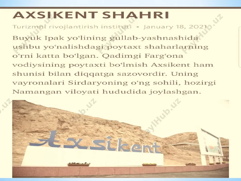 axsikent yodgorligi - Page 2