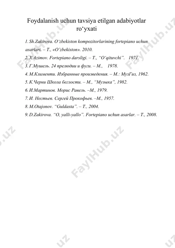 tokkata ustida ishlash bo‘yicha qisqacha uslubiy tavsiyalar - Page 5
