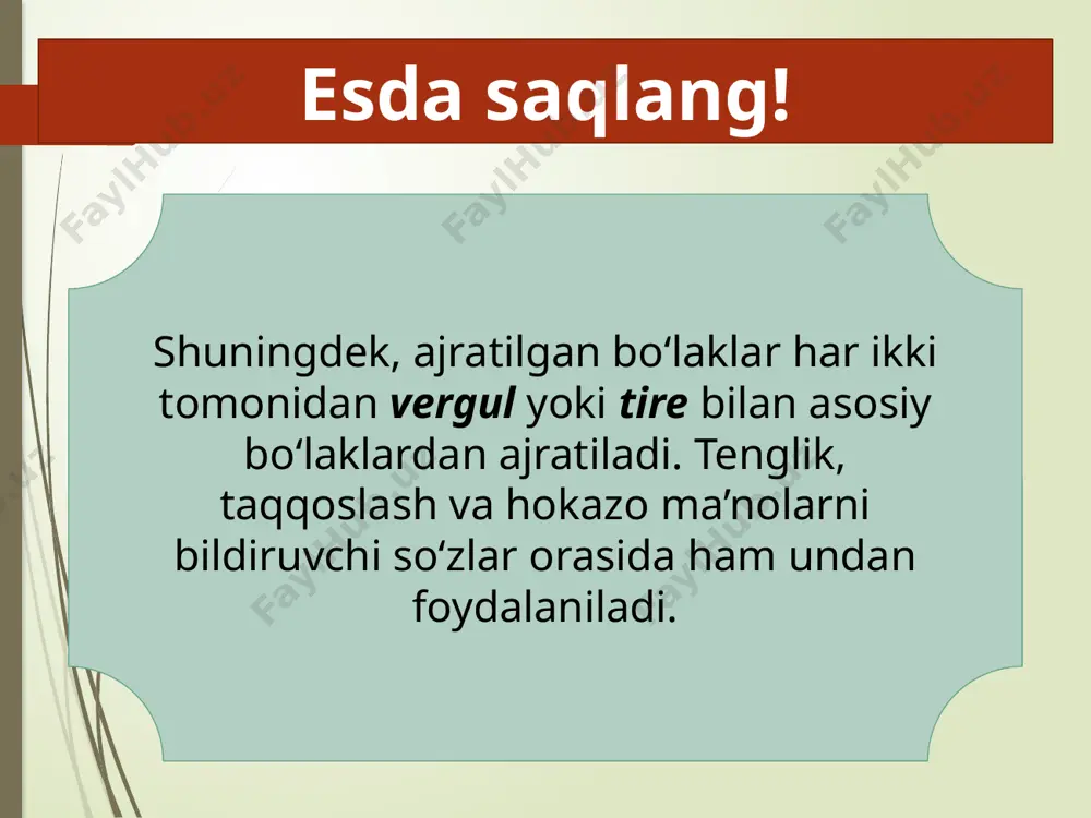 tire va qo'shtirnoqning qo'llanishi - Page 5