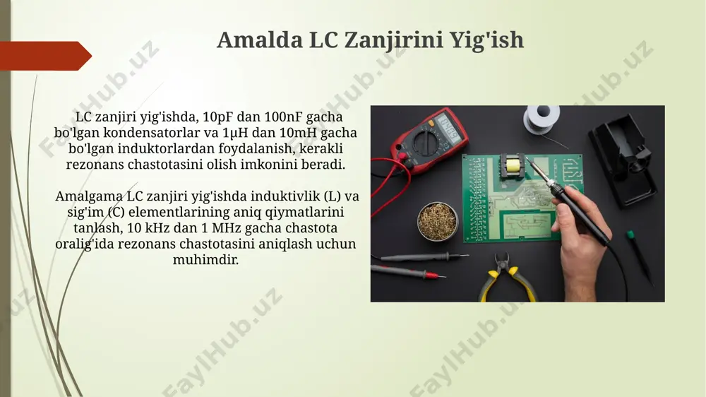 erkin elektromagnit tebranish konturini yasash - Page 3