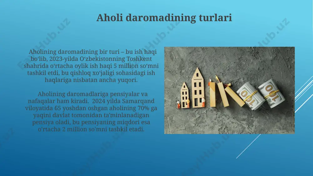 aholi daromadlarining mazmuni turlari va shakilanish manbalari - Page 4