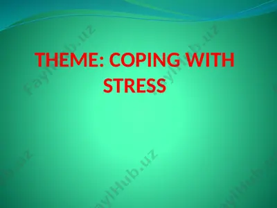 stress — PPTX