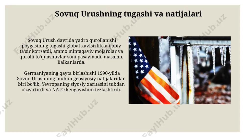 aqsh va yevropa mamlakatlari sovuq urush davrida - Page 5