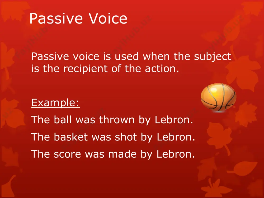 active and passive voice - Page 5