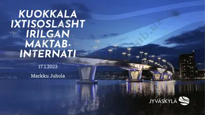 kuokkala ixtisoslashgan maktab-internati — PPTX