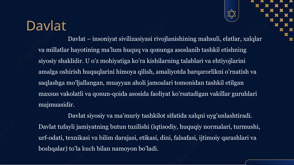 , unda oʻtroq ziroatkor va koʻchmanchi chorvador aholining udumlari, dehqonchilik, chorvachilik va hunarmandchilik kabi xoʻjaliklar boshqaruvini asriy tizimlari mujassamlangan edi. qadimgi xorazm makedoniyalik aleksandr 329 yil baqtriyani egallagach, satrap bess, okedan kechib oʻtib, navtaka (qashqadaryo vohasi) ga chekingan. ammo bess tezda qoʻlga olinib, qatl etilgan.soʻng, a. samarqandni egallab, sirdaryo tomon yoʻl oladida, u yerda shahar barpo etib, uni aleksandriya esxata deb ataydi. aleksandr sugʻdiyonada spitamen qoʻzgʻolon koʻtarib, marokandani qamal qilgani va tanais ortidan saklar podshosining ukasi kartazis boshchiligidagi katta qoʻshin unga yordamga yetib kelgani haqida xabardor boʻlgach, qoʻzgʻolonchilarga qarshi 2000 kishilik qoʻshin joʻnatib, oʻzi saklar tomon qoʻshin tortgan. mazkur qoʻshin tor-mor keltirilgach, a. shaxsan oʻzi katta kuch bilan spitamenni dasht chegarasigacha taʼqib qilib borib, ortga qaytishda 120 mingdan ortiq tinch aholini qirib tashlaydi, koʻplab qishloq va qal’alarni vayron qiladi, ekinzor, bogʻ-rogʻlarni payhon etadi. aleksandr mil. av. 329-328 yillar qishini zariaspa (balx, baqtra)da oʻtkazadi. makedoniyalik iskandarning oʻrta osiyoga yurishi salavkiylar davlati …