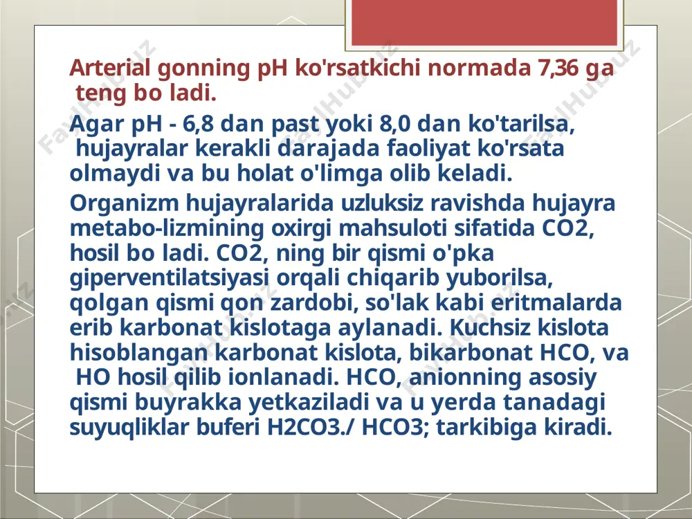 ptomatik trombotsitopatiya - ma'lum kasalliklarning asoratlari sifatida rivojlanadi. trombotsitopeniya turlari 🞇 xastalikning nasliy turi trombotsitlarning hujayra qobig‘ida nuqson bo‘lishi tufayli kelib chiqadi. trombopoetiklar ishlab chiqarishda va fermentlarda nuqsonlar tufayli yuzaga keladigan trombotsitlarning kamligi natijasida ham kuzatiladi. 🞇 orttirilgan trombotsitopeniyalar esa har xil kasalliklar asorati natijasida paydo bo‘ladi 🞇 a) immun bo‘lmagan shakllari trombotsitlarnin g mexanik shikastlanishi tufayli hosil bo‘lishi bil an aplastik kamqonlik (anemiya)lar, surunkali r adiatsion ta’sirlar, metaplastik jarayonlar, dvs- sindrom, foliy kislota, b12 tanqisligida va boshq a shu kabi salbiy omillar asorati sababli ham p aydo bo‘ladi. 🞇 b) ushbu xastalikning immun shakllari ular ichi da ko‘p uchraydigan kasallikdir. bu autoimmu n trombotsitopeniya yoki trombotsitopenik pur pura deb ataladi. xavf omillari kasallikni keltirib chiqaruvchi xavf omillarga quyidagilar kiradi: zaharlanish, radiatsiya, dori- darmonlarni pala-partish qo‘llash, vaksinatsiyalar va boshqalar. bemorlarning kasallik tarixida bakterial yoki virusli infeksiyalar, vaksinatsiya, stress (ruhiy zo‘riqish)lar, turli dori vositalarini ayniqsa, antiagregant va antikoagulyant dori vositalarini qabul …