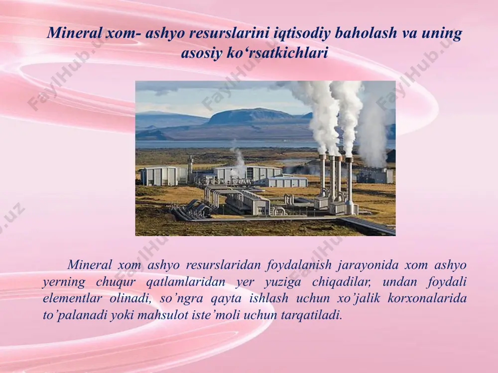 mineral resurslar va ulardan foydalanishni optimallashtirish - Page 4