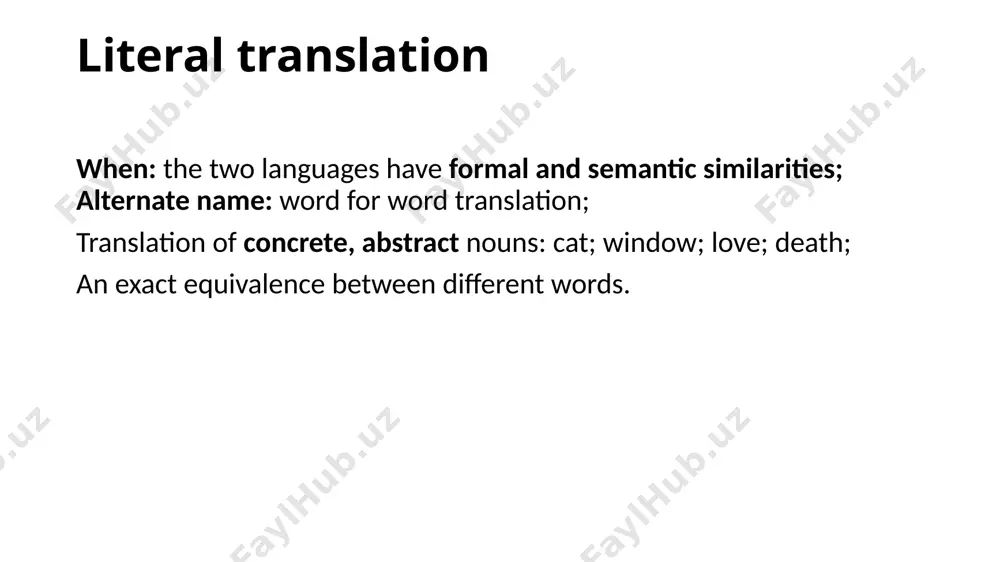 me of the cultural clashes that exist between the sl and the tl. the translator omits words that do not have equivalents in the tt, or that may be ambiguous or pose interpretation problems to the receptor. addition is the act of adding new words or other material to the tt that is thought to be relevant or deemed required, which is referred to as addition. addition is described as adding to the target text information that is not conveyed in the source text due to variations in the grammatical structures of the st and tt. furthermore, the additional material a translator may have to provide for his translation is generally cultural, accounting for distinctions among languages. questions for discussion 1. can you clarify about some techniques of translation 2. what is adaptation? and its factors? 3. what are expansion and reduction? 4. what are addition and omission in translation? …