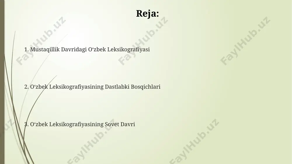 fiyasi usullarini faol qoʻllaydi, millionlab soʻz va iboralardan tashkil topgan korpuslar tahlil qilinadi. xix-asr oʻzbek leksikografiyasi xix asr o'zbek leksikografiyasida arab va fors tillaridan o'zbek tiliga kirib kelgan so'zlarning lug'aviy tarkibi va ma'nolarini ochib berishga katta e'tibor berilgan, bunda 1000 dan ortiq so'z va ibora tahlil qilingan. xix asrda o'zbek tilidagi lug'atlar, asosan, rus tiliga tarjima va izohlar bilan birgalikda nashr etilgan bo'lib, bu davrda 20 dan ortiq kichik hajmli ikki tilli lug'atlar yaratilgan. bu davrdagi leksikografik ishlarda asosan dialekt so'zlariga e'tibor berilgan va ularning grammatik xususiyatlari va ma'nolari tahlil qilingan, 5-10 ta asosiy dialektga oid ma'lumotlar jamlangan. sovet davri oʻzbek leksikografiyasi "o'zbek tilining izohli lug'ati" kabi katta hajmli, 5 jildli akademik nashrlar sovet davridagi leksikografik ishlarning muhim yutug'i bo'ldi, unda 40 000 dan ortiq so'z ta'rifi berilgan. sovet davrida 10 dan ortiq ikki tilli lug'atlar, jumladan, ruscha-o'zbekcha va o'zbekcha-ruscha lug'atlar yaratildi, ularning ko'pchiligi 500 000 dan ortiq so'zni qamrab …