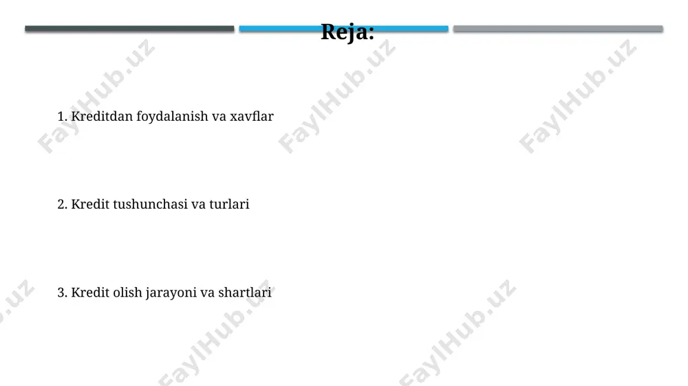 edit bo'yicha qarzdorlik o'rtacha kredit qarzdorligi muddati 36 oyni tashkil etadi, biroq bu muddat kredit turi va shartlariga bog'liq holda farqlanishi mumkin. kredit bo'yicha kechiktirilgan to'lovlar soni 3 tadan oshsa, kredit tashkilotlari sizga yuqori foiz stavkalari bilan kredit berish ehtimolini oshiradi. kredit kafolatlari kredit kafolatlari bo'yicha sug'urta to'lovlari kredit miqdorining 1-3% ni tashkil qiladi va bu miqdor kafolat beruvchi tashkilotning xavf darajasiga bog'liq. davlat tomonidan taqdim etiladigan kredit kafolatlari dasturlari, odatda, 50% gacha kredit miqdorini qoplashi mumkin va bu biznes rivojlanishi uchun muhim ahamiyatga ega. kredit olish shartlari garov taqdim etilgan hollarda, masalan, ko'chmas mulk yoki avtomobil, kredit miqdori 50 million so'mgacha va foiz stavkasi 15% dan 25% gacha past bo'lishi mumkin. kredit olish uchun zarur bo'lgan minimal oylik daromad miqdori odatda bank tomonidan belgilanadi va kamida 1 million so'mdan boshlanadi, shuningdek, kredit tarixingiz ham hisobga olinadi. kredit to'lovlari katta miqdordagi kreditlar (masalan, 100 million so'mdan yuqori) uchun toʻlov rejasi …