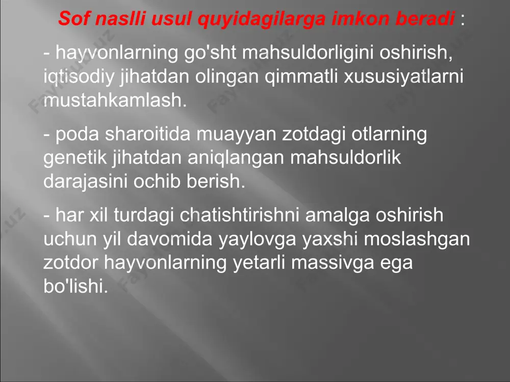 yilqichilikda zot yaratish tamoyillari - Page 5