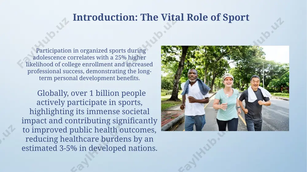 levels significantly, impacting personal growth beyond athletic achievement. studies show a 30% reduction in anxiety and depression symptoms among individuals regularly involved in sports, contributing to improved mental health, self-esteem, and a greater sense of self-efficacy vital for personal development. fair play and sportsmanship: ethical considerations fair play encompasses more than just following the rules; it involves respecting opponents, officials (e.g., referees), and the spirit of competition, fostering a positive 90% ethical environment for all participants. studies show a strong correlation between good sportsmanship (e.g., demonstrating empathy) and reduced aggressive behaviors, indicating that promoting fair play can lower violence rates by up to 15% in youth sports. conclusion: a healthier and more cohesive society increased social cohesion, measured by reduced crime rates (up to 15% in some studies) and improved community engagement, are directly correlated with accessible and inclusive sporting opportunities for diverse populations. studies show a 30% reduction in …