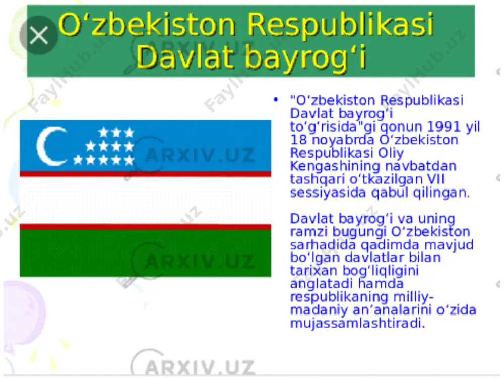 o'zbekiston respublikasi davlat ramzlari va konstitutsiyasining qabul qilinishi - Page 2
