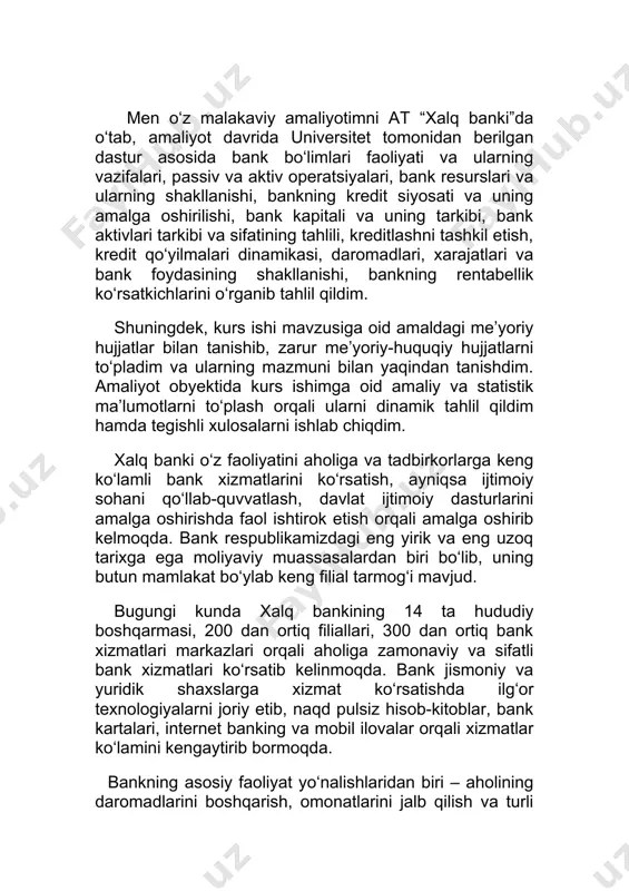 iyot xalq banki muhim o‘rin egallaydi. xalq bankining tarixi va huquqiy maqomi xalq banki o‘zbekiston respublikasidagi eng qadimiy banklardan biri bo‘lib, uning ildizlari xix asrning oxirlariga borib taqaladi. bank 1875-yil 10-may kuni tashkil etilgan. hozirgi kunda xalq banki ko‘p funksiyali tijorat banki sifatida faoliyat yuritib, nafaqat tijorat xizmatlari, balki aholining ijtimoiy ehtiyojlariga yo‘naltirilgan moliyaviy xizmatlarni ham taklif etadi. bank davlat ulushiga ega bo‘lib, o‘zbekiston respublikasi moliya vazirligi bankning asosiy aksiyadori hisoblanadi. bu esa bank faoliyatini mamlakat ijtimoiy-iqtisodiy siyosati bilan chambarchas bog‘langanligini anglatadi. bank infratuzilmasi va xizmat ko‘rsatish tarmog‘i xalq banki mamlakatning barcha hududlarida keng infratuzilmaga ega bo‘lib, hozirgi kunda 197 ta filial, 29 ta mini-bank, 3000 ga yaqin kassa va o‘n minglab xizmat ko‘rsatish nuqtalari orqali aholiga xizmat ko‘rsatmoqda. bank o‘z mijozlariga keng ko‘lamdagi xizmatlar – hisob-kitob, kreditlash, omonatlar, pul o‘tkazmalari, valyuta ayirboshlash, elektron to‘lovlar, pensiya va nafaqa to‘lovlari bo‘yicha xizmatlarni taklif etadi. bugungi kunda bank tomonidan millionlab jismoniy shaxslarga, …