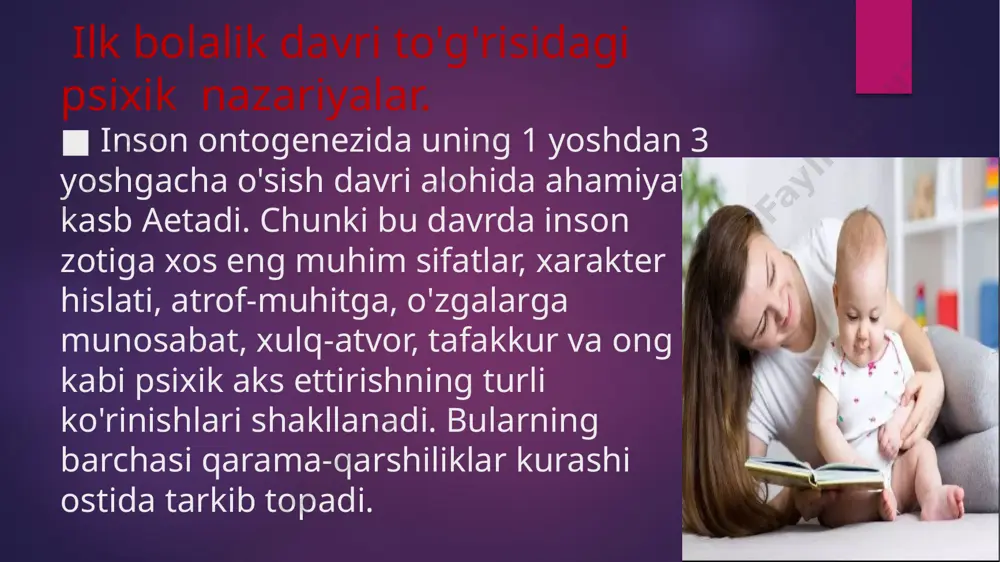 ilk bolalik davri psixologiyasi taqdimoti - Page 4